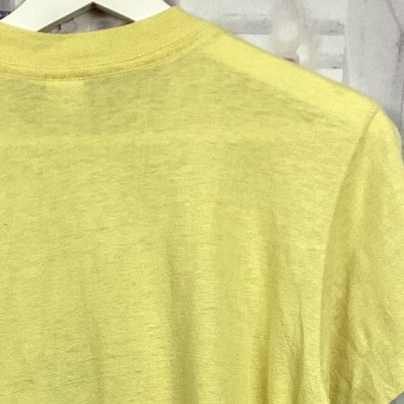 Vintage Vail Ski Tee Shirt Yellow L - Picture 7 of 7